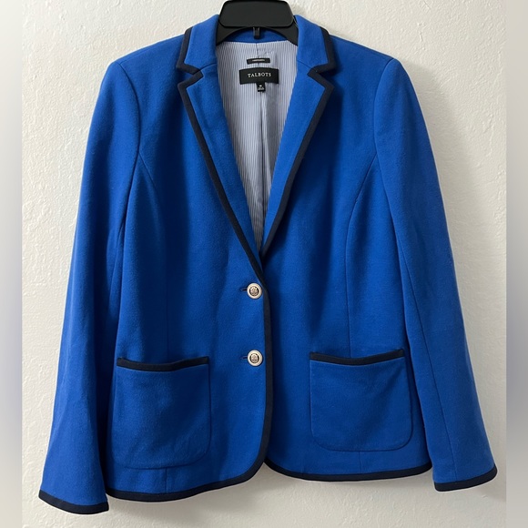 Talbots - Pique Abardeen Blazer Size 10 - Picture 3 of 6